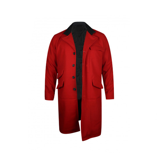 Hugh Jackman The Greatest Showman Red Trench Coat Hugh Jackman The Greatest Showman Red Trench Coat