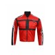 Kobra Kid My Chemical Romance Mikey Red Real Leather Jacket Kobra Kid My Chemical Romance Mikey Red Real Leather Jacket