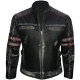 Mens Biker Vintage Motorcycle Distressed Retro 1 Real Leather Jacket