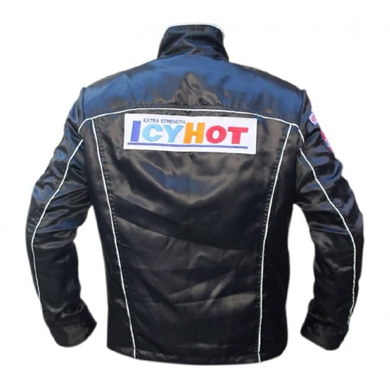 Mens Death Proof, Kurt Russell (Stuntmen Mike) ICY Hot Retro All Patches Jacket