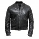 Mens Genuine Cowhide Leather Motorcycle Bomber Vintage Style Jacket
