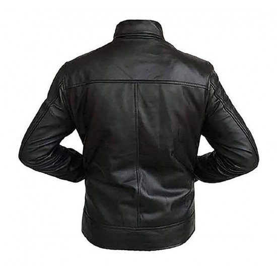 Mens Hank Moody David Duchovny Genuine Leather Jacket