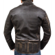Mens Moto & Cafe Racer Retro Stripped Distressed Fashion Leather Jacket