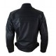 Mens Retro Slim Fit Motorbike Real Leather Jacket