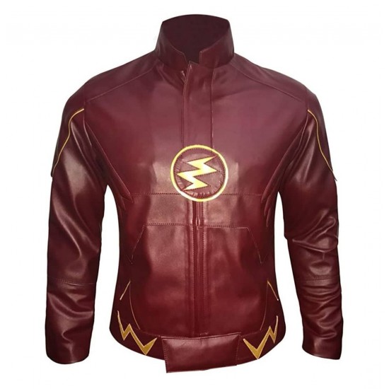 Mens The Flash Barry Allen Full Zip Jacket