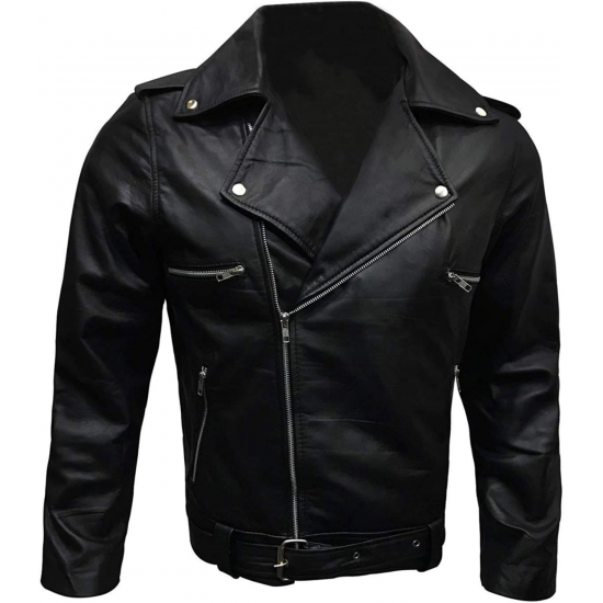 Mens The Walking Dead Negan Season 7 Real Leather Jacket