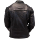 Mens Vintage Biker Style Motorcycle Cafe Racer Distressed Leather Jacket