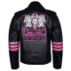 WWE Legend Wrestler Bret Hart the Hitman Black Leather jacket