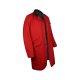 Hugh Jackman The Greatest Showman Red Trench Coat